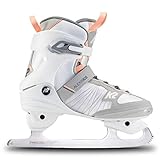 K2 Skates Damen Schlittschuhe Alexis Ice Fb — White - Coral — EU: 39.5 (UK: 6 / US: 8.5) — 25E0050