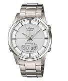 Casio Herrenarmbanduhr mit Solar und Funk und Titanarmband