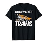 Zug-Geschenk für Jungen und Herren, coole Lokomotiven, Zugleiter. T-Shirt