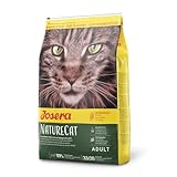 JOSERA NatureCat (1 x 10 kg) | getreidefreies Katzenfutter mit Geflügel- und Lachsprotein | Super Premium Trockenfutter für ausgewachsene Katzen, 11.16 kilograms, 1er Pack