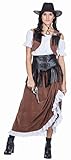 Rubie's Damen Kostüm Western Lady Cowgirl Karneval Gr.36