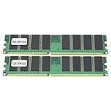 T opiky DDR-Speichermodul, 2 Stück 1 GB 400 MHz PC-3200 184-Pin-Ram-Computerspeichermodul für Desktop, voll kompatibel für AMD/für Intel