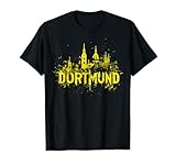 Stadt Dortmund Schwarz Gelb Malerei Kunst Dortmund T-S