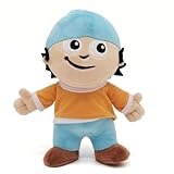Mea-Living Mainzelmännchen Conni, Plüschfigur zum Kuscheln, 20 cm, ZDF Zeichentrick, kultig, Sammlerstück