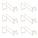 Morain 6 Stück Eisen Display Stand Set Modern Storage Holder Wine Rack Display Shelves Bottle Display S