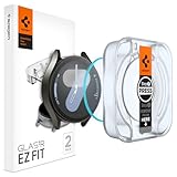 Spigen Glas.tR EZ Fit Schutzfolie kompatibel mit Samsung Galaxy Watch 7 44mm, 2 Stück, Nicht hüllenfreundlich, Kratzfest, 9H Härte F