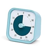 Time Timer Home MOD — 60 Minuten Kinder visueller Timer Home Edition — für Heimschule Zubehör, Lernwerkzeug, Timer für Kinderschreibtisch, Büroschreibtisch und Meetings mit leiser Bedienung