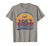 65. Geburtstag Absolut Einzigartig Seit Juli 1957 Vintage T-Shirt