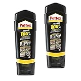 Pattex Repair 100 Prozent Alleskleber, hitzebeständiger Kleber für den Innen- und Außenbereich, 2x 100 g Klebstoff zur Reparatur für verschiedene Materialien