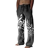 BIBOKAOKE Hosen Herren Loose Freizeithose Sommer Alltag Arbeitshose Einfarbig Straight Outdoorhose Motorrad Hosen Leichte Trainingshose Sporthose Casual Strandhose Wanderhose Herrenhosen