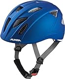 ALPINA XIMO L.E. - Leichter, Sicherer & Bruchfester Fahrradhelm Mit Optionalen LED-Licht Für Kinder, blue matt, 49-54 cm