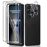 LiiLaa Schutzfolie für Sony Xperia 1 VI für Panzerglas, 2 Stück Gehärtete Glas Schutz Folie mit 2 Stück Kameraschutz, 9H displayschutz Ultra-klar Schutzg