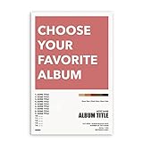 Request Your Own Album Choice, Custom Album Poster, Album Cover Poster, Album Kunst, Wandkunstdruck, Wanddekoration, personalisierte Geschenkidee Familie, Freund