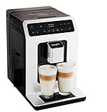 KRUPS EA890D Evidence Kaffeemaschine, zwei Milchkaffeemaschine mit einem Berührung, Touchscreen Display, 11 Getränkearten, aromatische Kaffee in Tasse, einfache Reinigung, Stahlfront