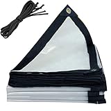 QI-CHE-YI Transparente Dickes Tuch regendicht, wasserdichtes Tuch, Kunststoff-Tuch REGT Abdeckplane, Isolierung Tuch, verwendete für Dach, Camping, Fenster,2x3m