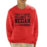This T Shirt Belongs to Negan Walking Dead Kid's Sweatshirt