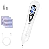 Muttermal Entfernen, Warzen Entfernen, Mole Removal mit 9 Stärke Stufen für alle Arten von haut-tag (Warzen, Muttermale, Tattoo, Pigmentflecken, Altersflecken), USB Aufladbar mit LCD-B