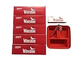 Winston Aktionsset – 2000 Winston King Size Hülsen, Easy Maker Zigarettenstopfer & exklusives Zubehö