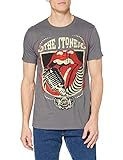 The Rolling Stone Herren 40 Licks Short Sleeve T-Shirt RSTEE02MC04, Grau (Charcoal), X-Large
