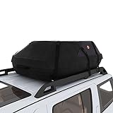 Dachbox, 580L Faltbare Auto Dachkoffer Gepäckbox Wasserdicht Tragbar Dachboxen Dachgepäckträger Tasche für Reisen und Gepäcktransport, 20 Kubikfuß, Schwarz