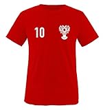 EM 2016 - Trikot - EM 2016 - Russland - 10 - Herren T-Shirt - Rot/Weiss Gr. XL
