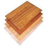 LAMO Manufaktur Holzplatte für Wohnzimmertisch Küchentisch Kücheninsel, Tischplatte Massivholz 100x60 cm, Rustikal, LHG-01-A-003-1006