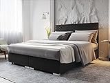 3xLiving Bett ZUNKA, Größe 140x200cm, Farbe Riviera 100. Erhältlich in verschiedenen Größen und Farben zur Auswahl.