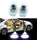 Duleutgnu 2 Stück LED Autotür Türbeleuchtung Logo KFZ Türen Einstiegsbeleuchtung Projektor Willkommen Door Projektion Türlicht Einstiegsleuchte Logo Lampe HD (With A-M-G)