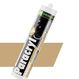 Parkett & Laminat, Holzböden Fugenfüller schleifbar, Holz-Reparatur |elastischer Dichtstoff für Anschluss- und Dehnungsfugen, lösemittel- und silikonfreie Dichtmasse (310ml, Eiche, 1)