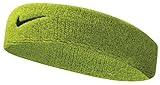 Nike Unisex Erwachsene Swoosh Headband/Stirnband, Grün (Atomic Green/Black), Einheitsgröße