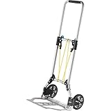 wolfcraft TS 600 Transportsystem 5505000 / Komfortable & klappbare Handkarre für Lasten bis 70 kg/Stabile Sackkarre für Getränkekisten, Blumenkübel,