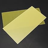 MASUNN Glasfaserplatte Grp Epoxidfaser Fr4 Glasfaserplatte 300 x 150 mm, 1,6 millimetri, 1