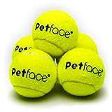 Petface Mini Super Hundespielzeug-Tennisbälle, 4 cm Durchmesser, 5 Stück