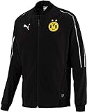 PUMA Herren BVB Leisure Jacket Without Sponsor Logo with 2 Side Pockets Jacke, Black, S