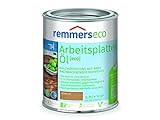 Remmers Arbeitsplatten-Öl [eco] farblos, 0,75 Liter, Arbeitsplattenöl für wasserbelastete Küchenutensilien, Arbeitsplatten, Tische und Möbel