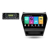 ADMLZQQ Autoradio Mit Navi Für Hyundai Santa Fe 3 2013-2016 Bluetooth Android 11 9'' Touchscreen 5G WiFi Auto Info GPS Plug & Play SWC Unterstützung Carautoplay/DAB+/OBDII,A,M600S