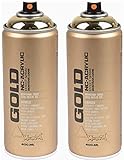Sprühdose Silber Chrom Effekt Spray Montana M1000 Acryl Lackfarbe glänzend einzeln oder 6x400ml inkl. Ersatzsprühköpfe für Hobby Handwerk (6)