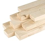 MyTimber® Holzlatten als Bauholz Dachlatten | Holz zum selber bauen | 4 x 6cm breit| Kantholz 2m lang | Holzlatte für als Konstruktionsholz für dein DIY-Projekt (1)