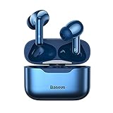 Baseus S1 Pro Bluetooth Kopfhörer, In Ear Ohrhörer mit Noise Cancelling (ANC), 4 Mikrofone, Wireless Charging, IPX5 Wasserschutzklasse
