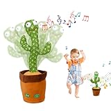 Furado Kuscheltier Kaktus Kinderspielzeug,Kaktus-plüschtiere,Singender Und Tanzender Kaktus-plüsch-feiertagsdekoration Mit Aufnahmefunktion Für Kinder Erwachsene Als Geburtstagsgeschenk,32cm