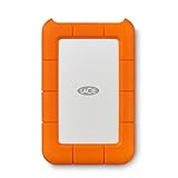 LaCie Rugged USB-C, 2TB, Portable External Hard Drive, Drop, Shock, Dust, Rain Resistant, for Mac & PC (STFR2000800)