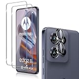 LiiLaa Schutzfolie für Motorola Moto Edge 50 Neo für Panzerglas, 2 Stück Gehärtete Glas Schutz Folie und 1 Satz Kameraschutz, HD-Klar, Bläschenfrei, Anti-Kratzen, 9H Härte S