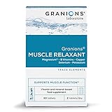 Granions Muskel Entspanner - 60 Tabletten = 1 Monat - Unterstützt die normale Muskelfunktion - Magnesium - B-Vitamine - Kupfer - Selen - Kalium - Für alle - Hergestellt in Frankreich