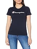 Champion Damen - Classic Logo T-Shirt - Blau, S