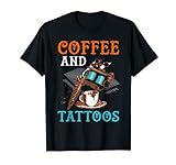 Kaffee & Tattoo-Liebhaber Tattoo-Künstler Tätowierer Tätowierer T-Shirt