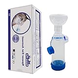 Inhaler Spacer für Hunde/Katze mit 2 Silikonmasken, Aerosol Kammer Canine Spacer für Katzen und Doggy bei Atemwegserkrankungen wie Bronchitis felines Atemnot Asthma