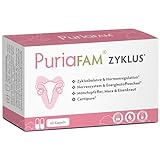 PURIAFAM® Zyklus Tabletten - 60 Kapseln - Maca, Mönchspfeffer, Shatavari, Inositol - Vegane Frauen Vitamine - Zyklus Balance