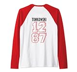 Tom Brady und Rob Gronkowski Fan-T-Shirt Raglan