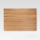 Rikmani Massivholzplatte Eiche Tischplatte Naturholz Esstisch Schreibtisch Arbeitsplatte Küche Eichenplatte Massiv Holzbrett Schreibtischplatte Holzplatte 80x60x4 cm