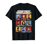 Star Trek Next Generation 9 Cast Members Graphic T-Shirt